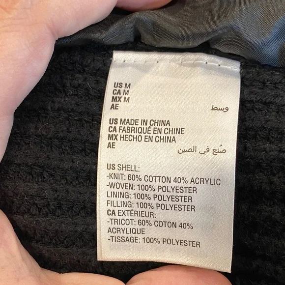 INC International Concepts Black Sweater Jacket - Picture 7 of 7